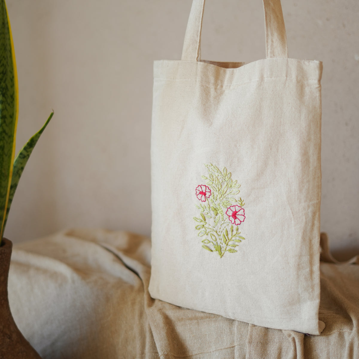 Embroided Tote Bags