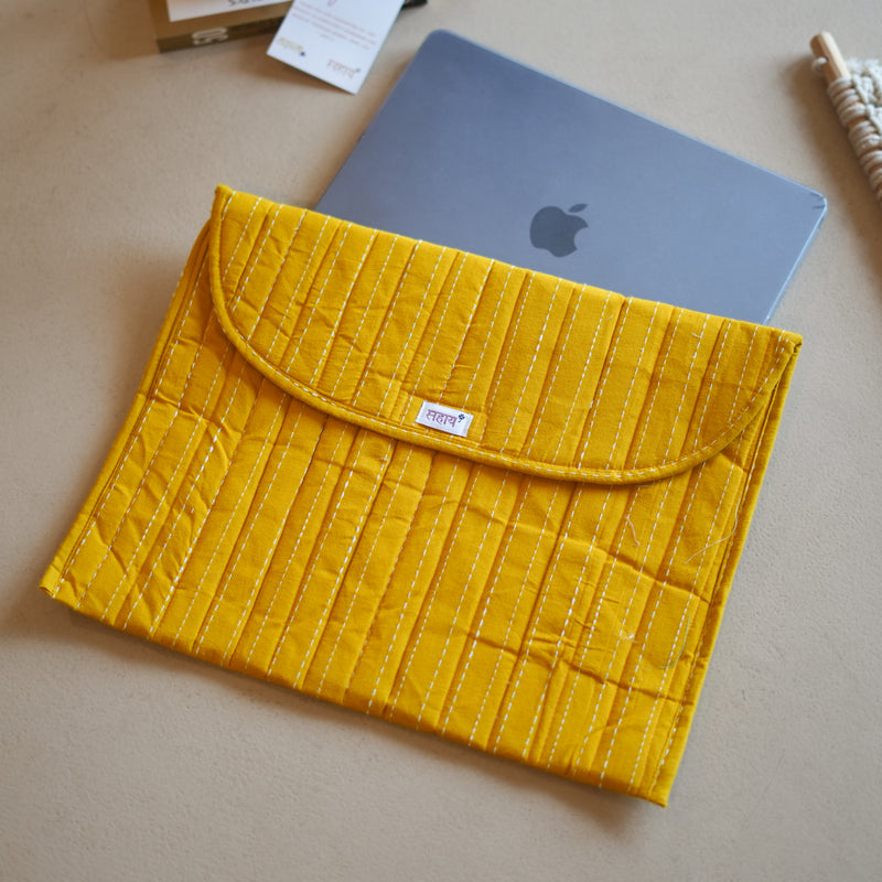 Mustard Laptop Sleeve`