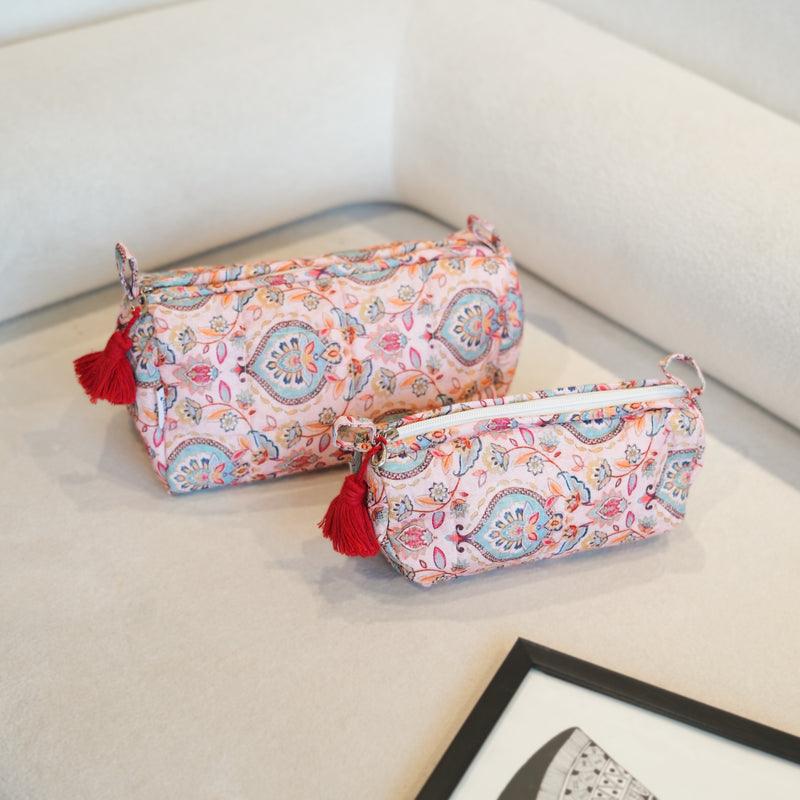 Pink Utility Pouches (set of 2)
