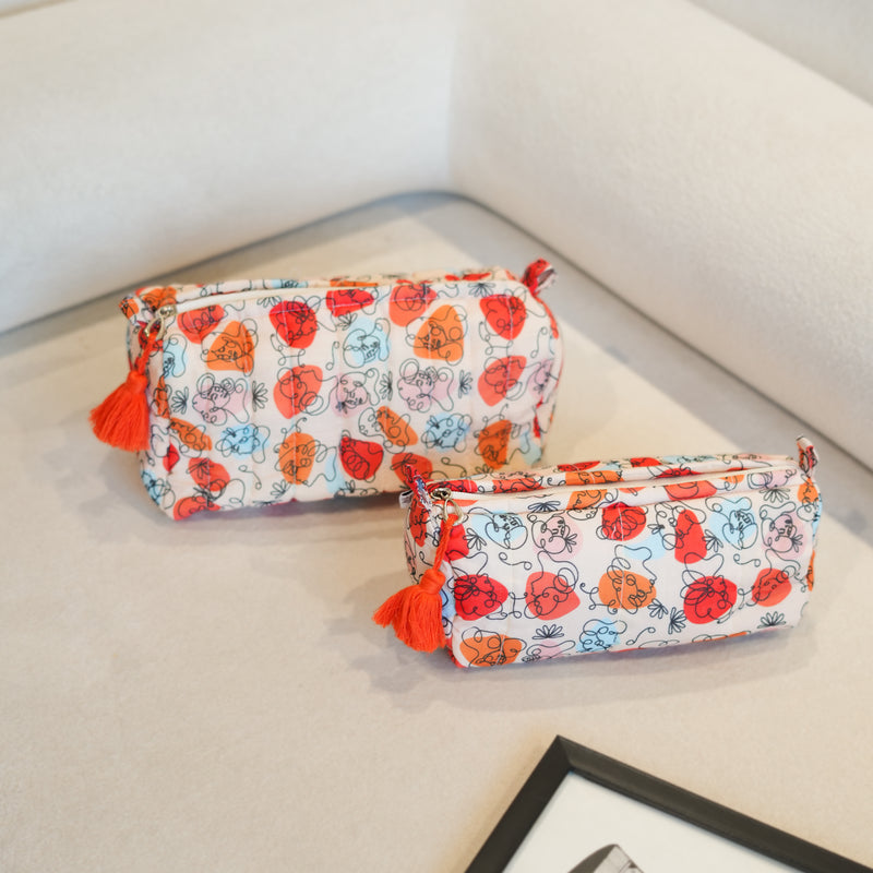 Abstract Utility Pouches (set of 2)
