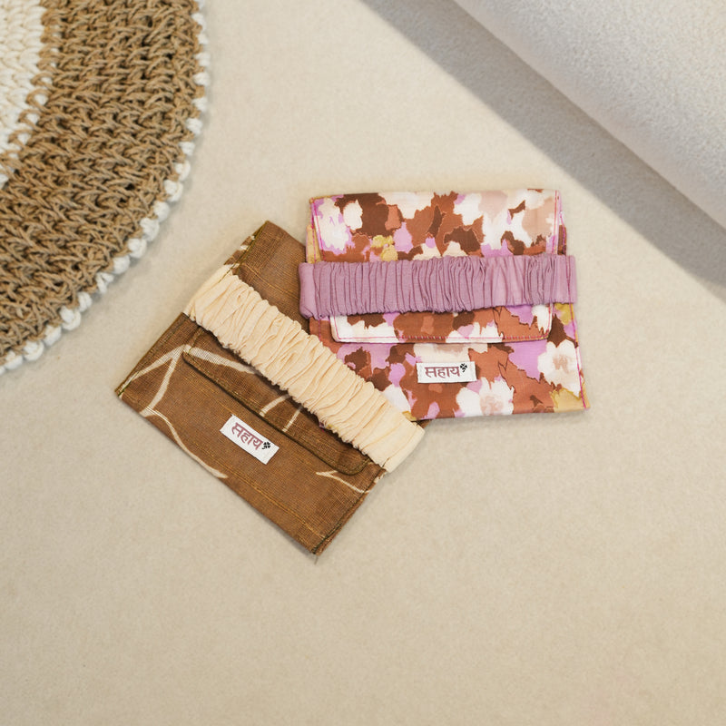 Sanitary Pad Pouches (set of 2)