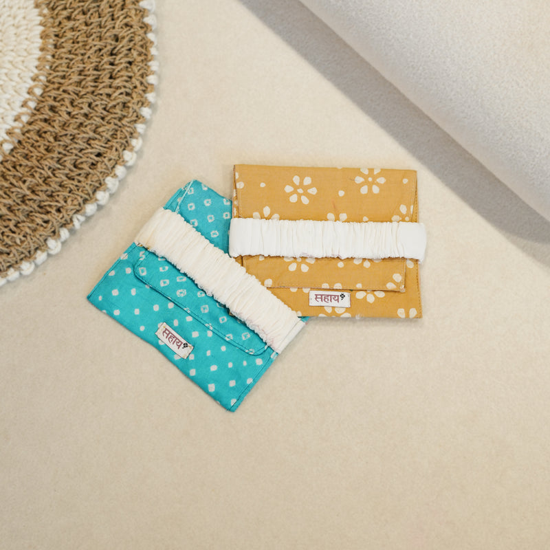 Sanitary Pad Pouches (set of 2)