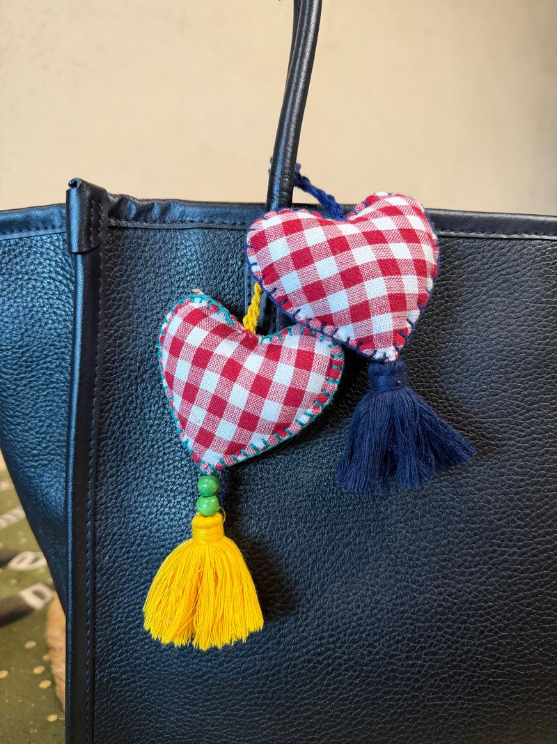 Heart Bag Charms(Set of 2)