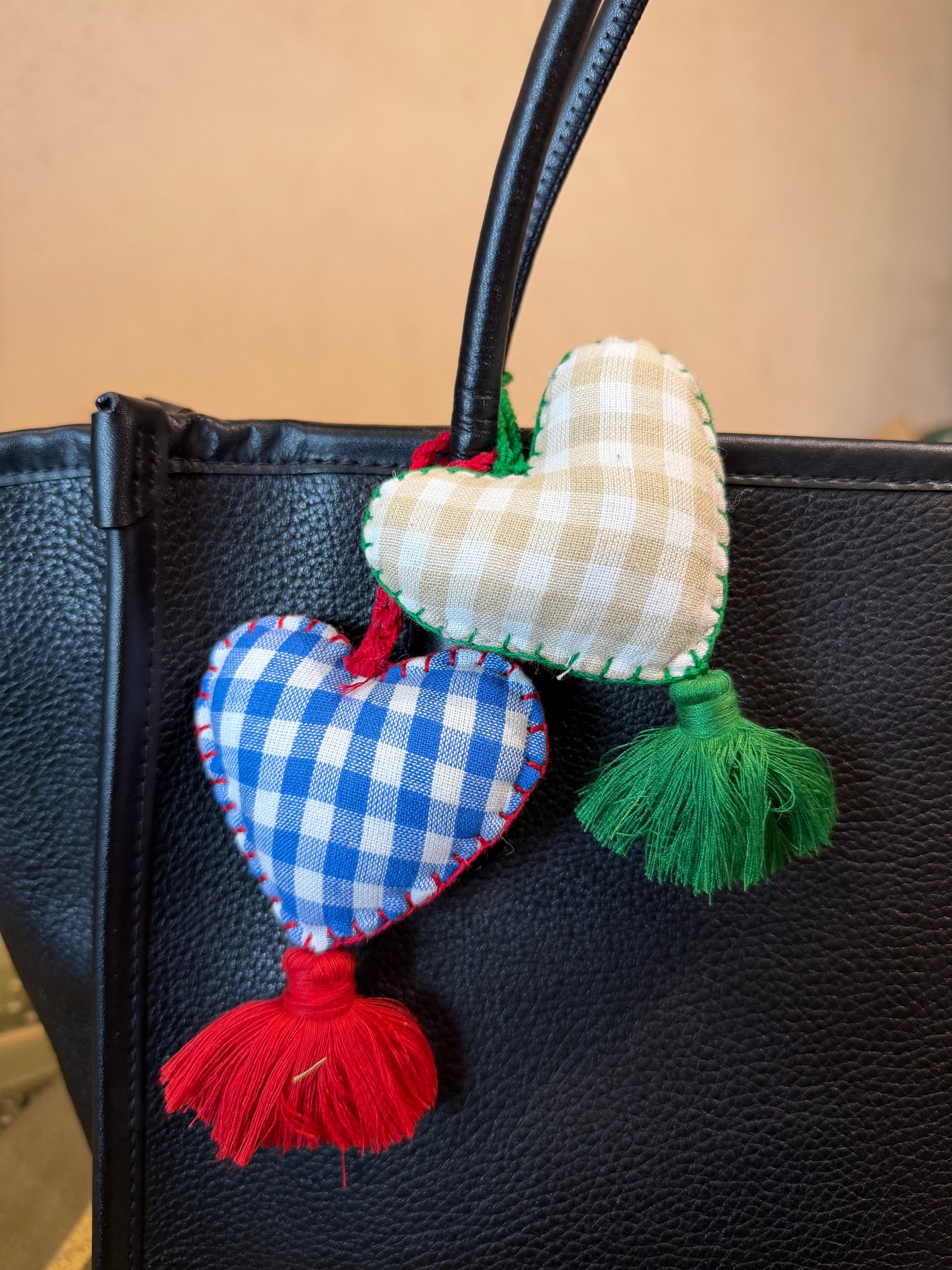 Heart Bag Charms(Set of 2)