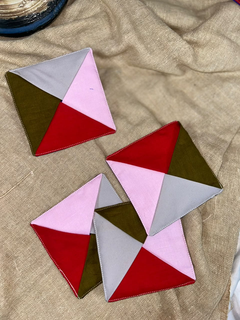 Geometric Tea Coasters (set of 4)