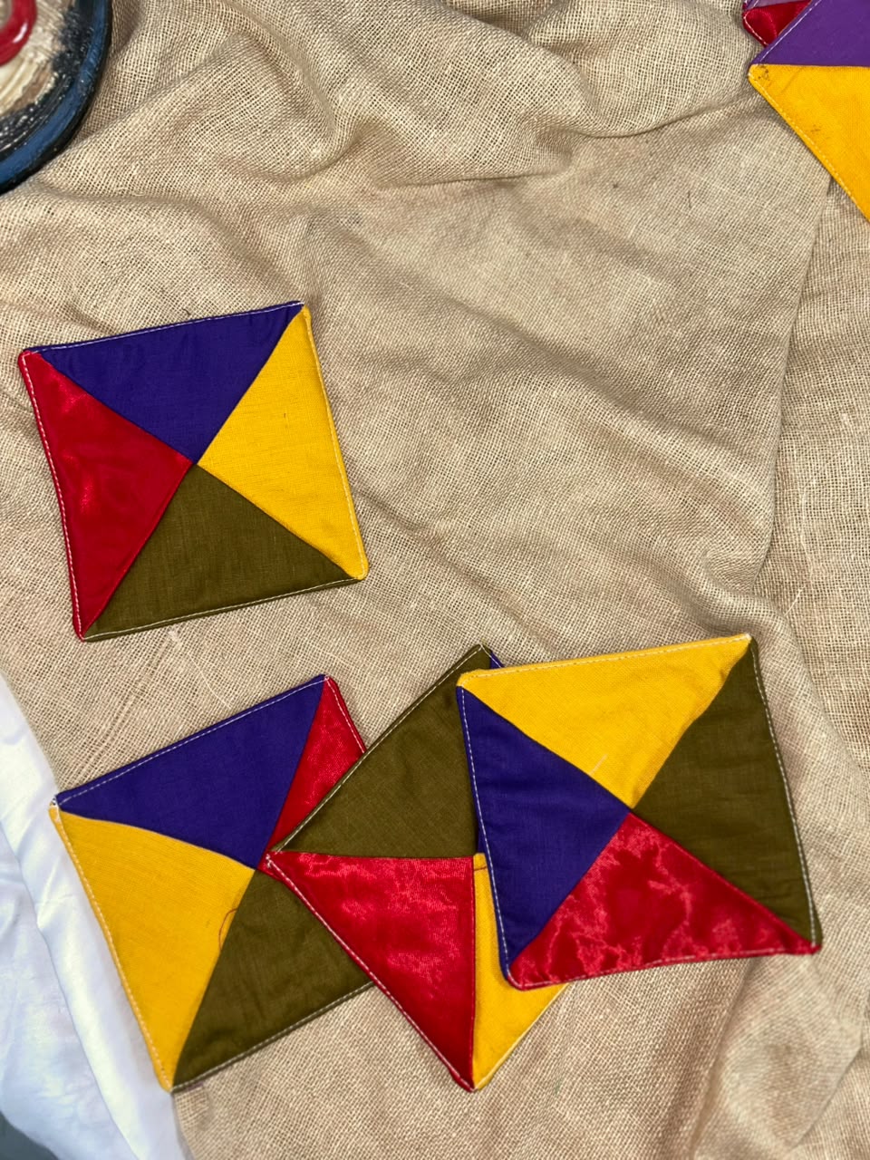 Geometric Tea Coasters (set of 4)