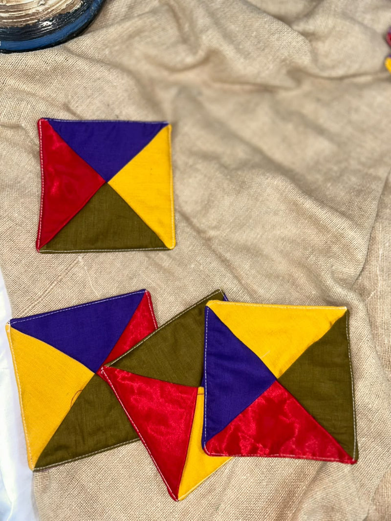 Geometric Tea Coasters (set of 4)