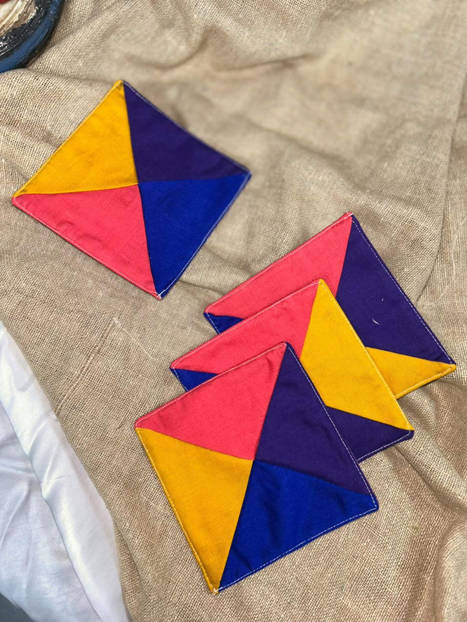 Geometric Tea Coasters (set of 4)