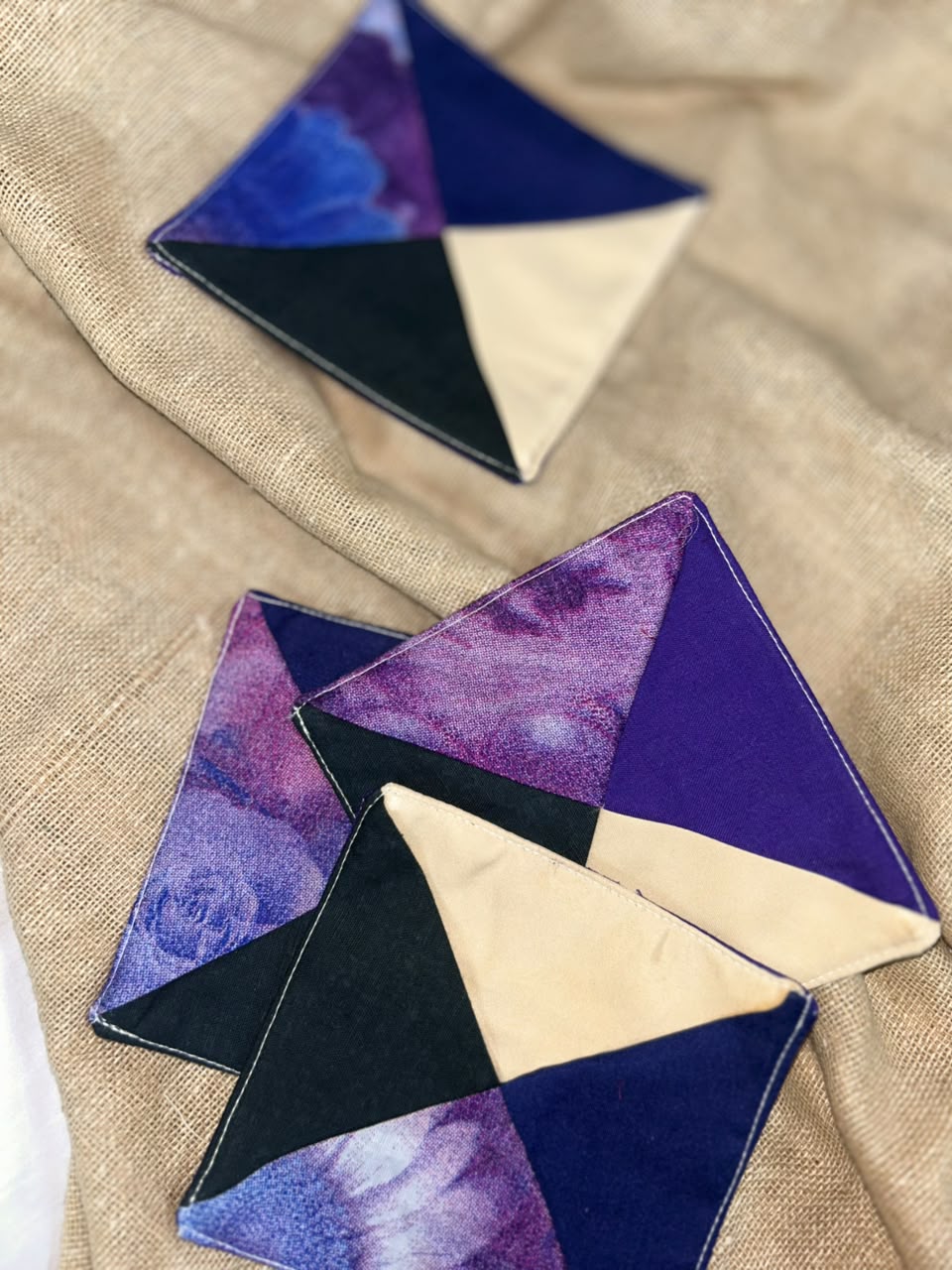Midnight Beauty Tea Coasters (set of 4)