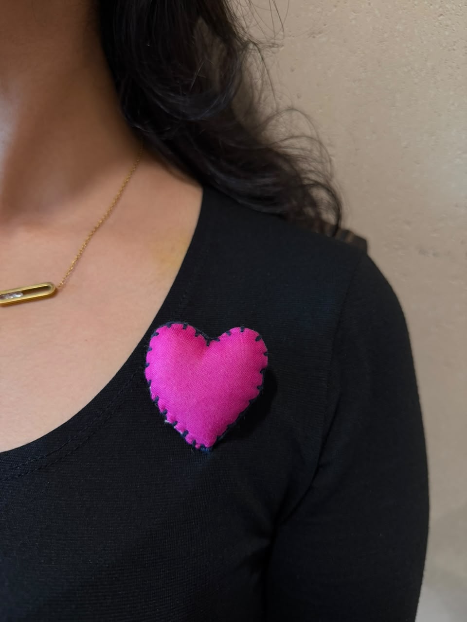 Assorted Heart Brooches (set of 10)
